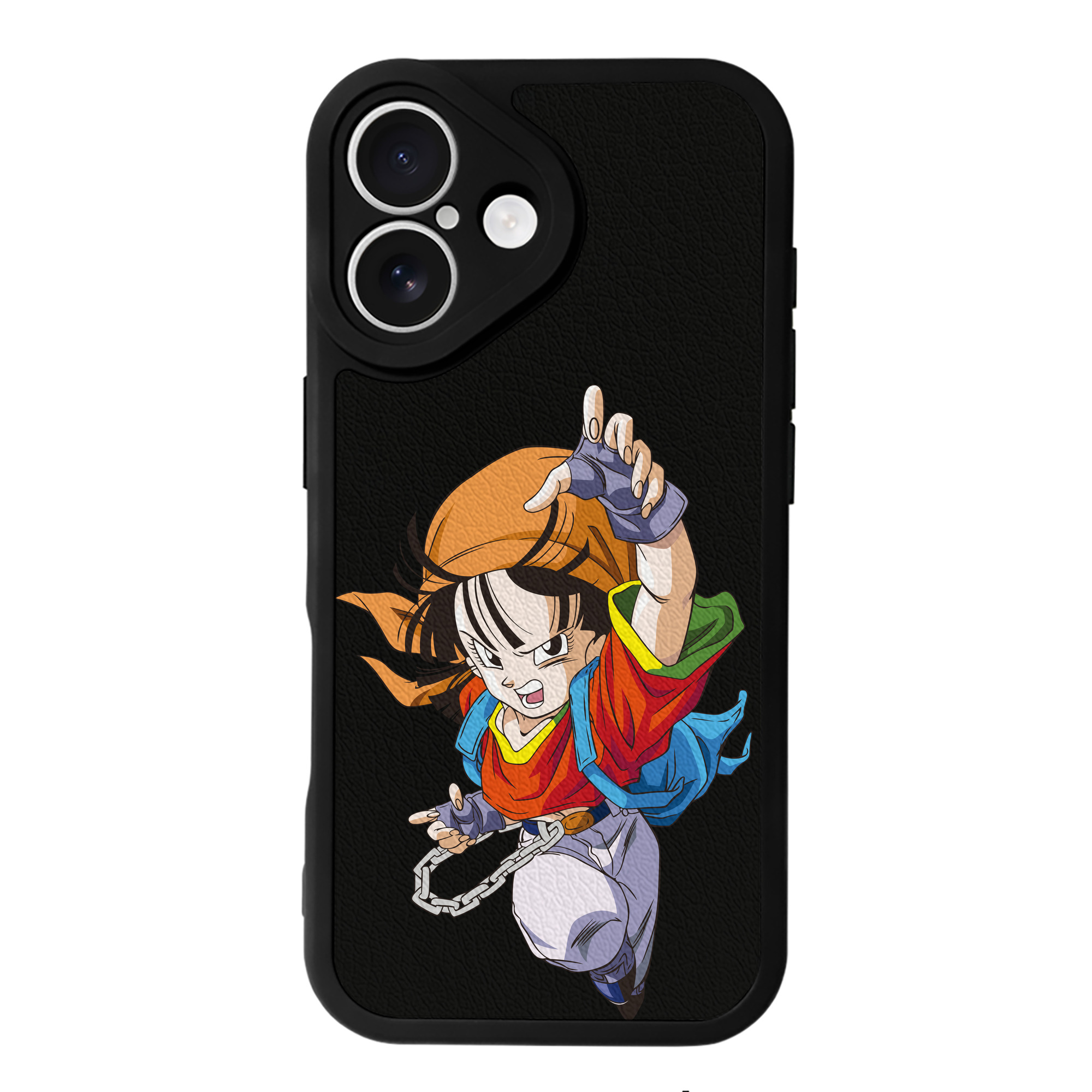 （画像用） ドラゴンボール パン DRAGON BALL Pan 【iPhone 16シリーズ対応】シリコンスマホケース（レザー調） 材質：シリコン